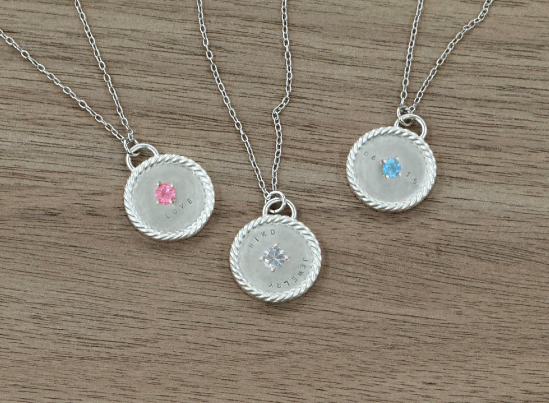 誕生石ペンダント制作